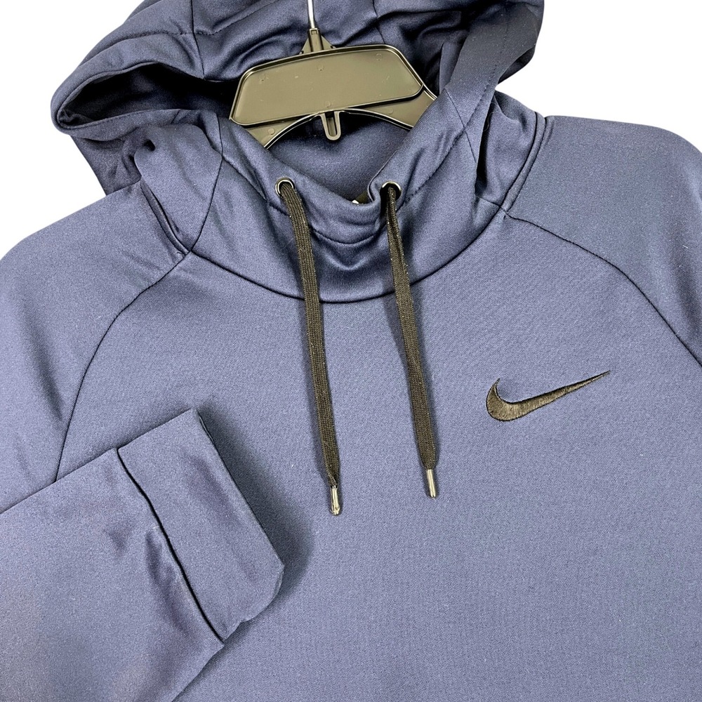 Nike‎ Dri-FIT Performance Training Hoodie Mens L Scuba Neck Raglan Activewear
